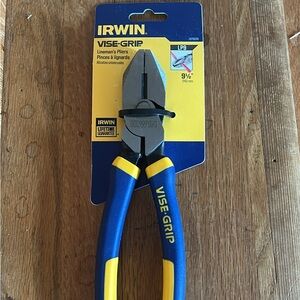 NWT Irwin Vise-Grip Lineman's Pliers